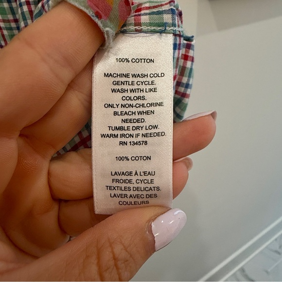 Vineyard Vines Multicolor Plaid Boy's Shirt - Picture 4 of 5